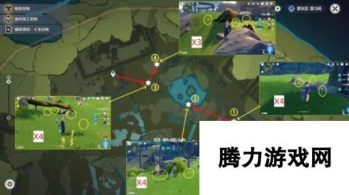 【原神】V4.6攻略 | 蒙德特产风车菊（83+8个）全图高效采集路线