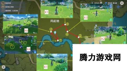  原神 V4.6攻略 蒙德特产风车菊 83 8个 全图高效采集路线