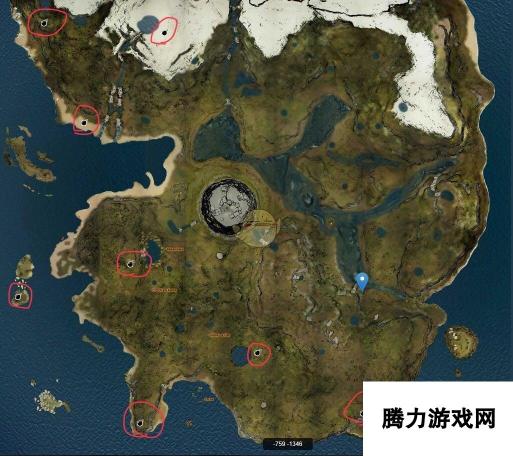 森林：老式火枪零件位置地图全解析