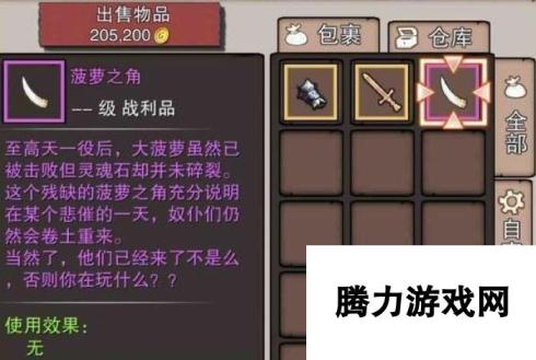 无尽大冒险菠萝之角：功能与作用的深度解析