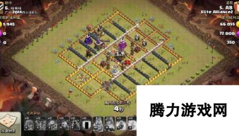 部落冲突11本无弩阵思路分享 援军尽量要飞龙