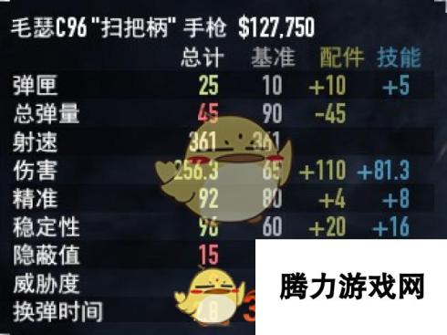 《收获日2》盒子炮配装指南 毛瑟C96扫把柄手枪加点攻略