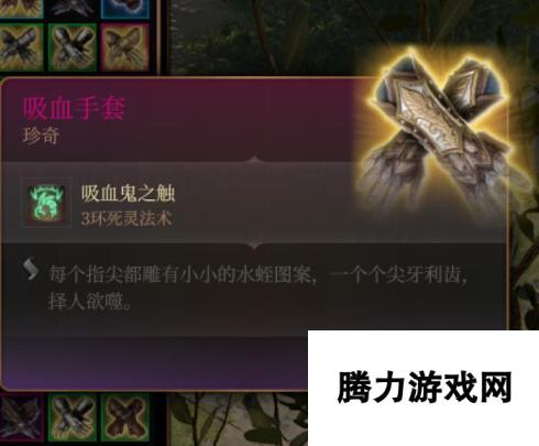 《博德之门3》吸血手套 珍奇介绍